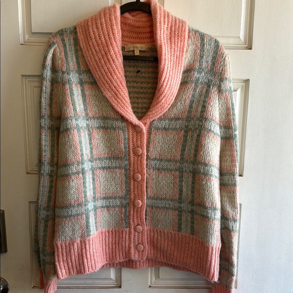 Beautiful Loveshackfancy Shawl Collared Cardigan - image 1